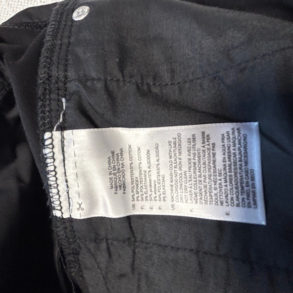 NWT CCM Black Hockey Chino Travel Pants Size 34/34 - Picture 5 of 7